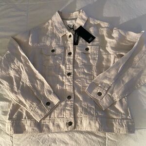 100% Washable Linen Jean Jacket